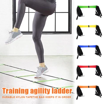 

Agility Training Ladders Soccer Football Speeds Ladder Training Stairs Fitness Equipment Football Training Agility Ladder