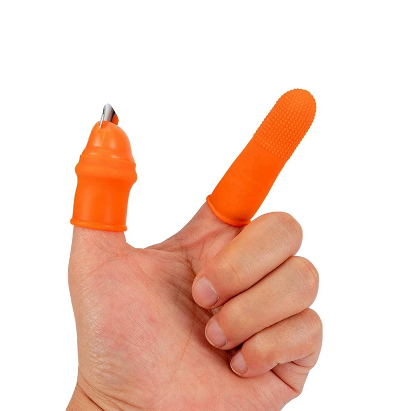 

Garden Plant Fruit Vegetable Separator Gardening Hand Tools Silicone Thumb Shred Simple Pickup Pruning