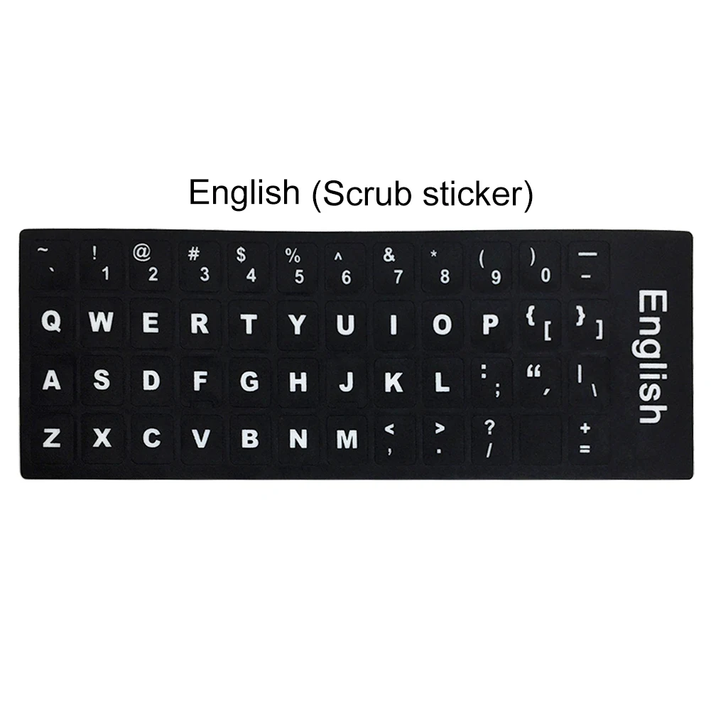 keyboard stickers laptop accessories Russian Keyboard Spanish English French Letters PC Laptop Computer Keyboard Stickers