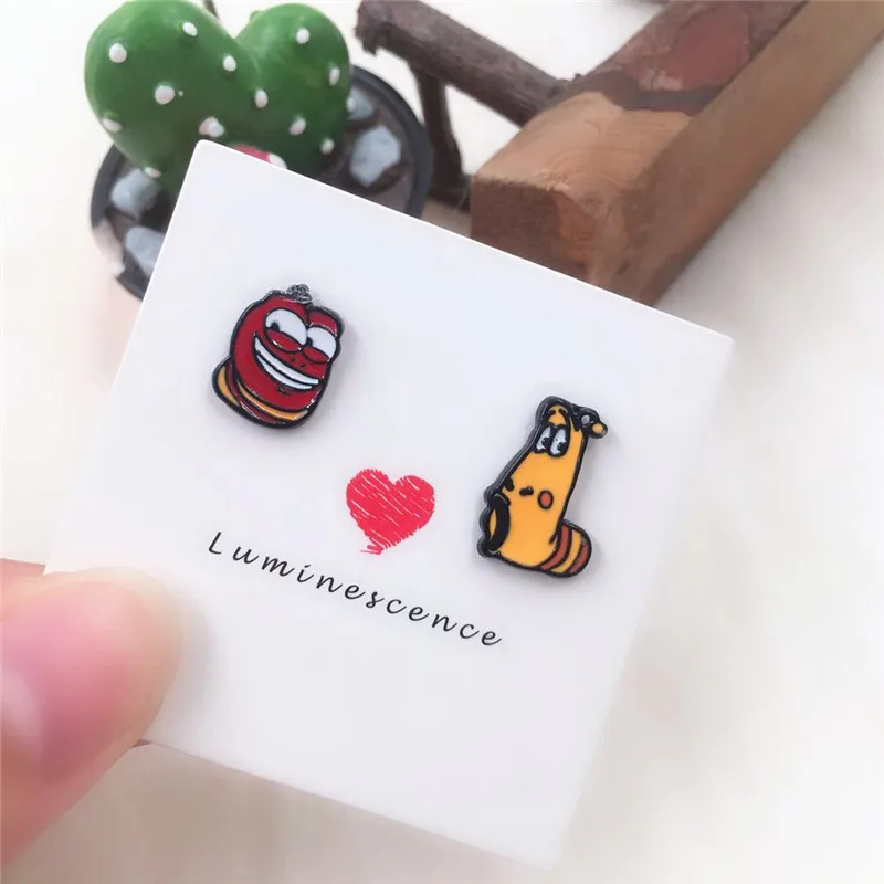 EUPNHY 1 пара мультфильм баг Аллергия серьга милые серьги-гвоздики с животными для женщин подростков девушек пирсинг серьги ювелирные изделия