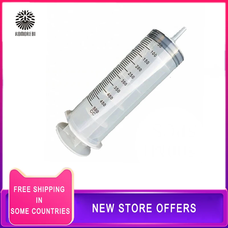 

100/150/200/250/300/500ml Medical Injection Syringe Nutrient Hydroponics Sterile Injector Plastic Pet Dog Cat Feeding Syringe