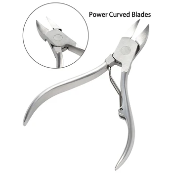 

Stainless Steel Nail Clipper Cutter Toe Finger Cuticle Plier Manicure Tool for Thick Ingrown Toenails Fingernail Foot Care