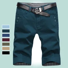 Летние хлопковые мужские брюки, Молодежные шорты, прямые шорты, мужские повседневные штаны, пляжные шорты 1819