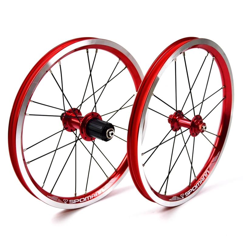 Новинка 16 дюймовый складной велосипедный тормоз SPOMANN из сплава V для BMX клинчерный