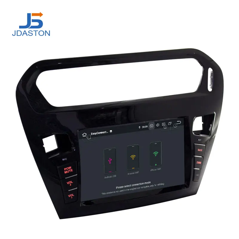 JDASTON Android 9,0 автомобильный dvd-плеер для peugeot 301 Citroen Elysee 2013- Мультимедиа gps стерео 1 Din автомагнитола 4G+ 64G