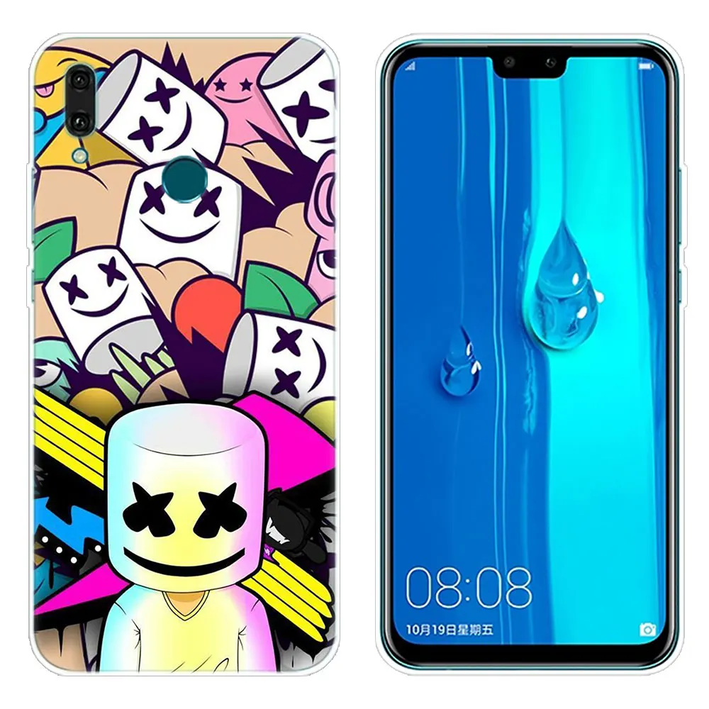 009 Роскошный мягкий чехол DJ marshmallow для huawei mate 30 20 Lite 10 Pro Y5 Y6 Y7 Pro Y9 Prime Y6 Pro Модный чехол - Цвет: 009