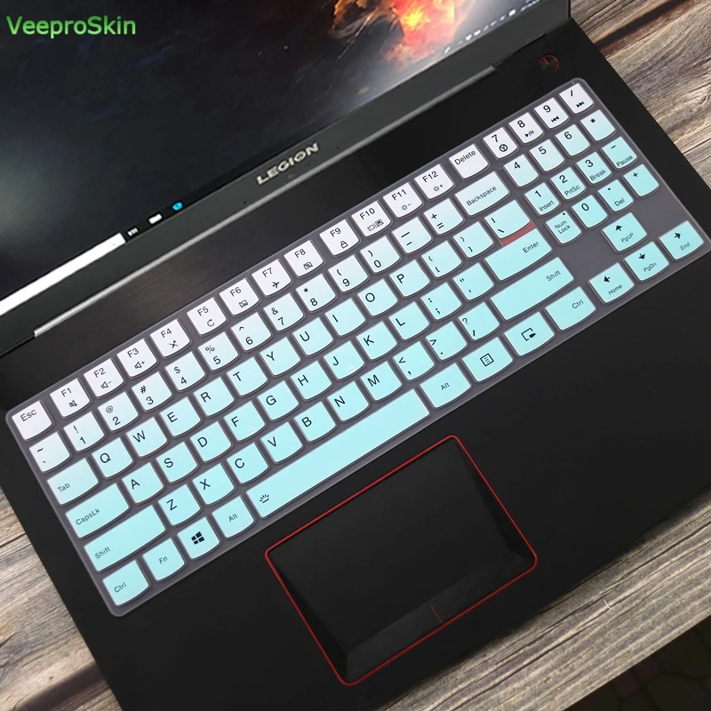 fademint Силиконовый чехол-клавиатура для 15," lenovo Legion Y530 Y540 Y545 Y7000 Y7000P, 17,3" Legion Y730 Y740 для игрового ноутбука - Цвет: fademint