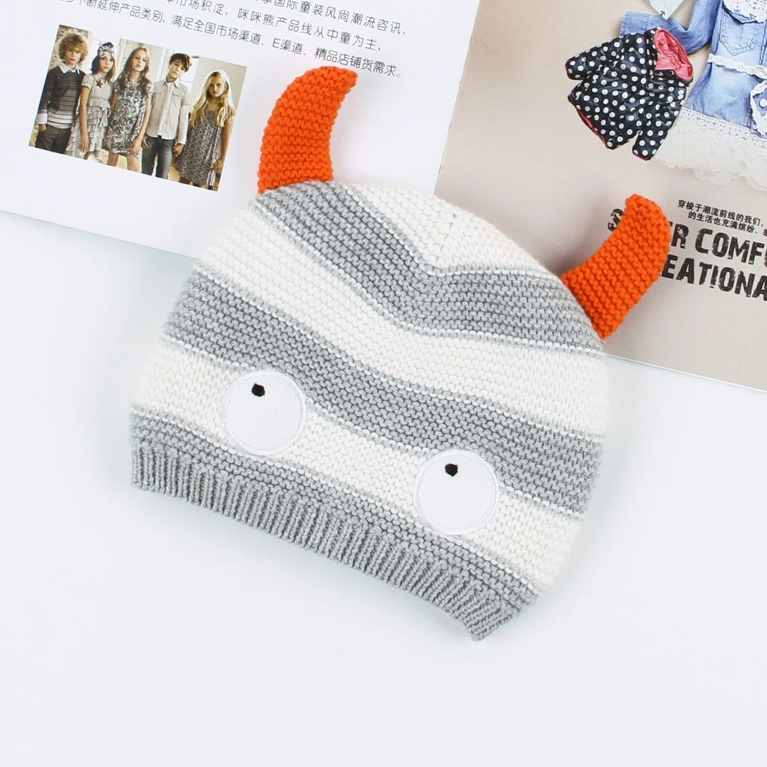 

Baby Cap Thicker Warm Knitted Baby Hat Soft Baby Girl Boy Hat Beanie Winter Crochet Kids Hat Children Cap Bonnet