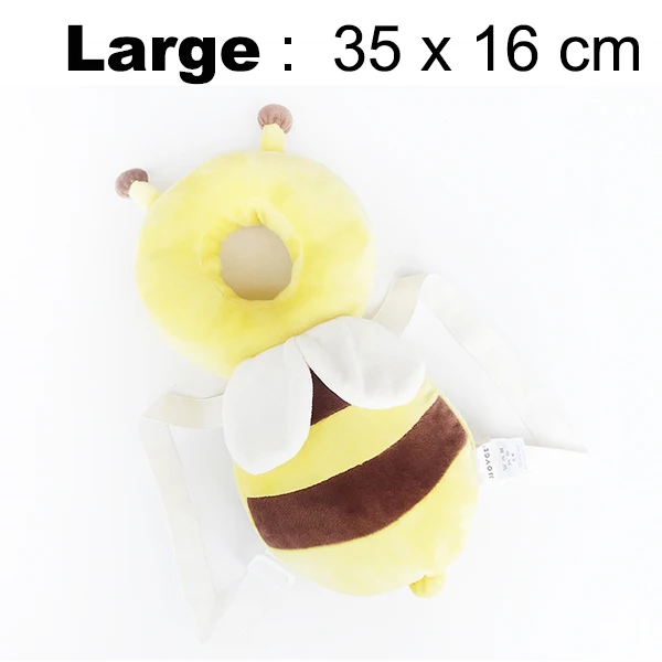 Большой детский коврик для защиты головы YYT341 для кормления, крылья для шеи, устойчивая подушка для малышей, Подушка-капля, милый подголовник - Цвет: Large Yellow Bee