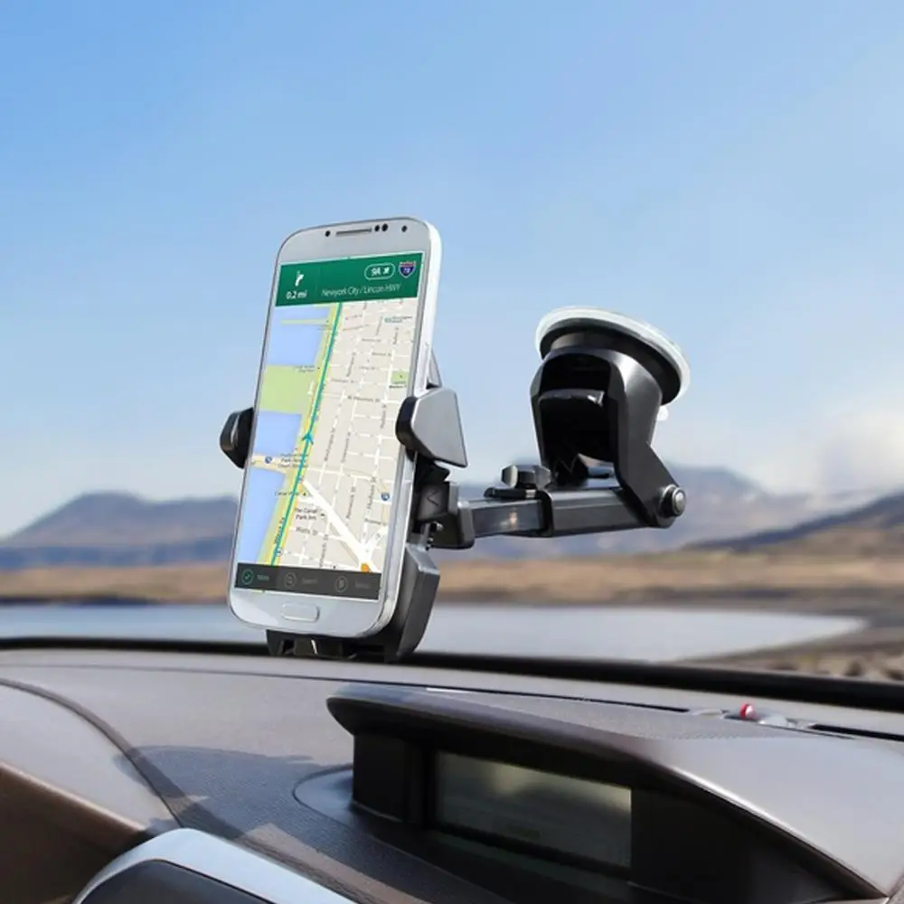 

360 Degrees Car Phone Holder Mobile Phone Holder Stand in Car No Magnetic GPS Mount Support For iPhone 11 XS X XR