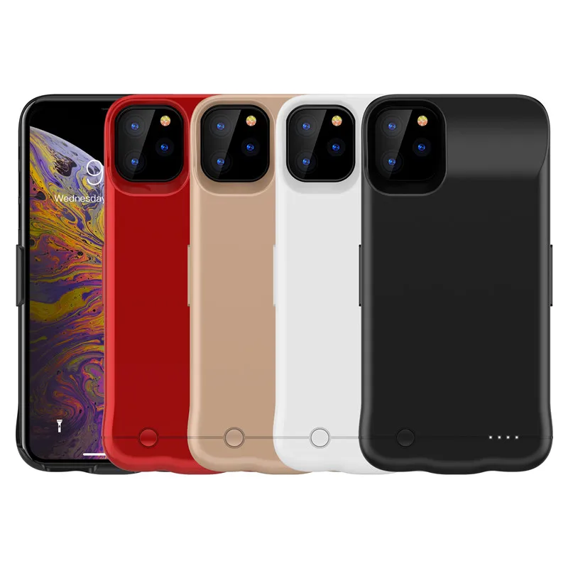 Тонкая батарея зарядное устройство чехлы для iPhone 11 Pro Max внешний блок питания