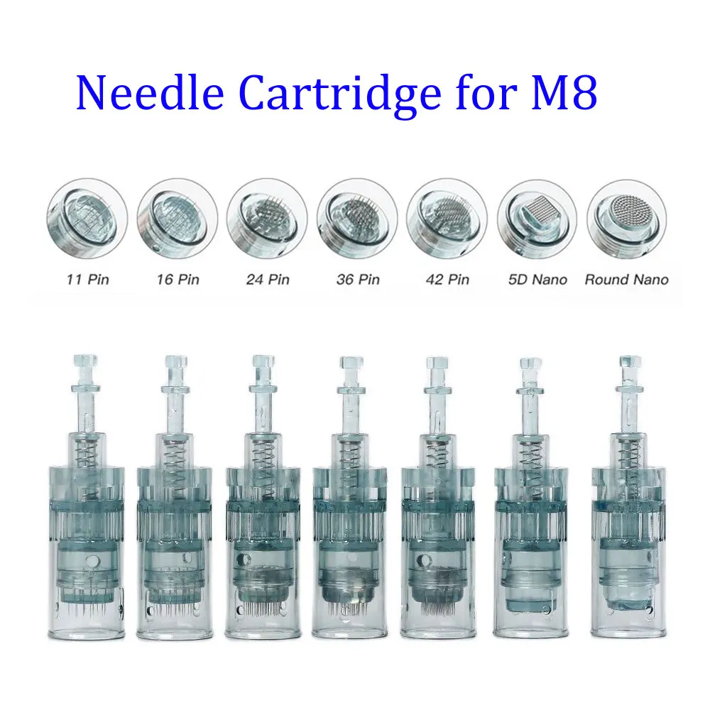Dr pen M8 Cartridges Bayonet 10Pcs Micro Needles 11Pin/16Pin36Pin/5D Nano Round Microneedles MTS | Красота и здоровье
