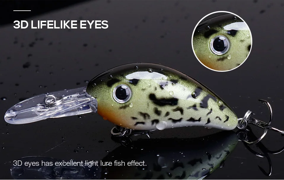 TREHOOK 5cm 10.4g New Rattling Crankbaits Fishing Wobblers Artificial Bait Hard Lure Floating Fishing Lures For Fishing Tackle 012