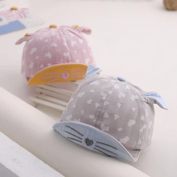 

Baby hat spring and autumn thin caps cute sun hat