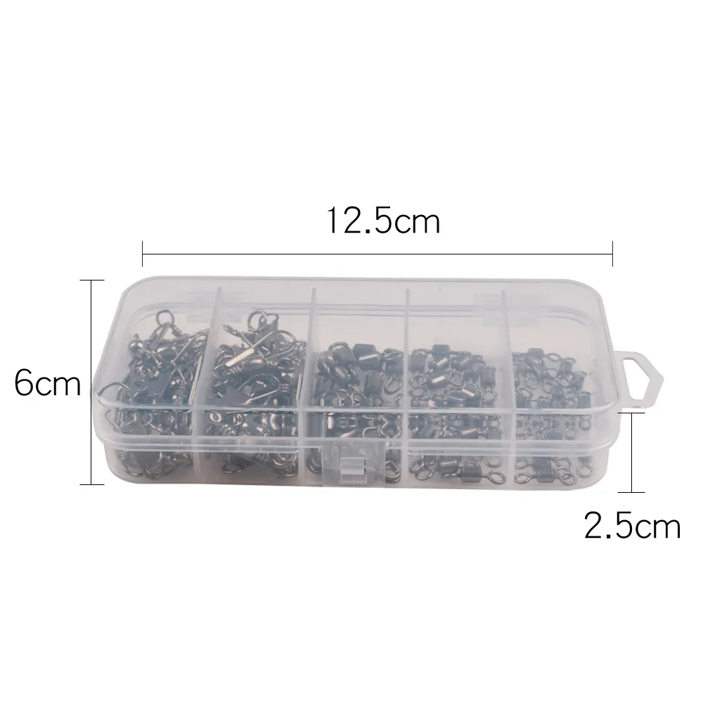 50 шт./компл. Разъемный соединитель для рыбалки бочкообразные роликовые