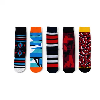 

10pcs Hip hop skateboard socks fashion street funny socks superhero fashion novelty men and women breathable cotton socks