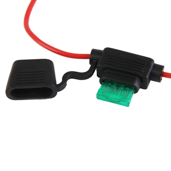 

In Line Standard Fuse Holder Splash Proof For 12V 30A Fuses Motor Bike