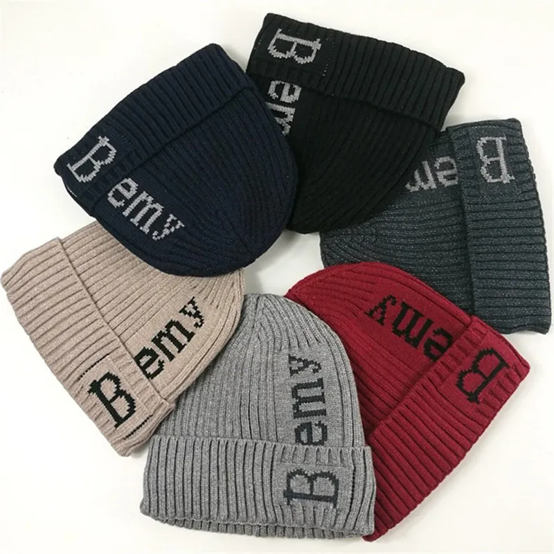 Вязаные Утепленные зимние шапки для женщин и мужчин Skuiless Beanies модные шерстяные Повседневные шапки унисекс с буквенным принтом Docker Прямая поставка