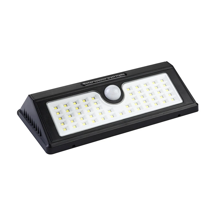 Three Lighting Modes Free To Switch 55LED Solar Light Outdoor Waterproof Courtyard Landscape Wall Human Body Induction Lamp