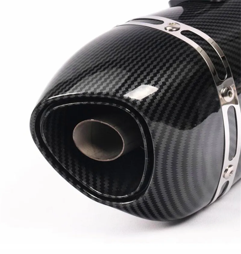 51 мм Универсальный мотоцикл Akrapovic Модифицированная выхлопная труба спортивный автомобиль с защитой от скальдинга чехол для R3 R25 ninja250 300 400 K8 K9