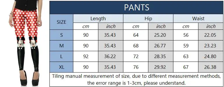 Disney Stretch Pants Mickey Mouse Printed Tight Hip Lift Women Ankle-Length Leggings Fitness High Waist Elastic Push Up Trousers