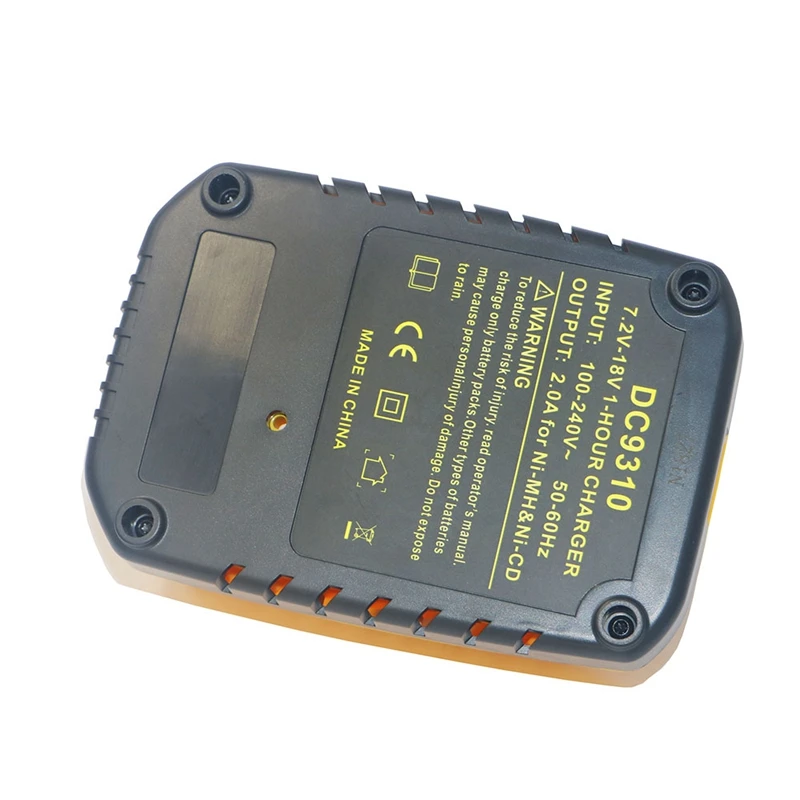 Dc9310 Батарея Зарядное устройство для Dewalt 7,2 V-18 V ni и никель-металл-гидридного Батарея Dc9071 Dc9091 Dc9096 Dw9099 Dw9057 Dw9072 Dw9091 штепсельная вилка европейского стандарта