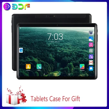 

10.1 inch Tablets Octa Core Android 9.0 Google 3G Phone Call 6GB/ 64GB ROM Bluetooth 4.0 Wi-FI 2.5D Steel Screen Tablet PC