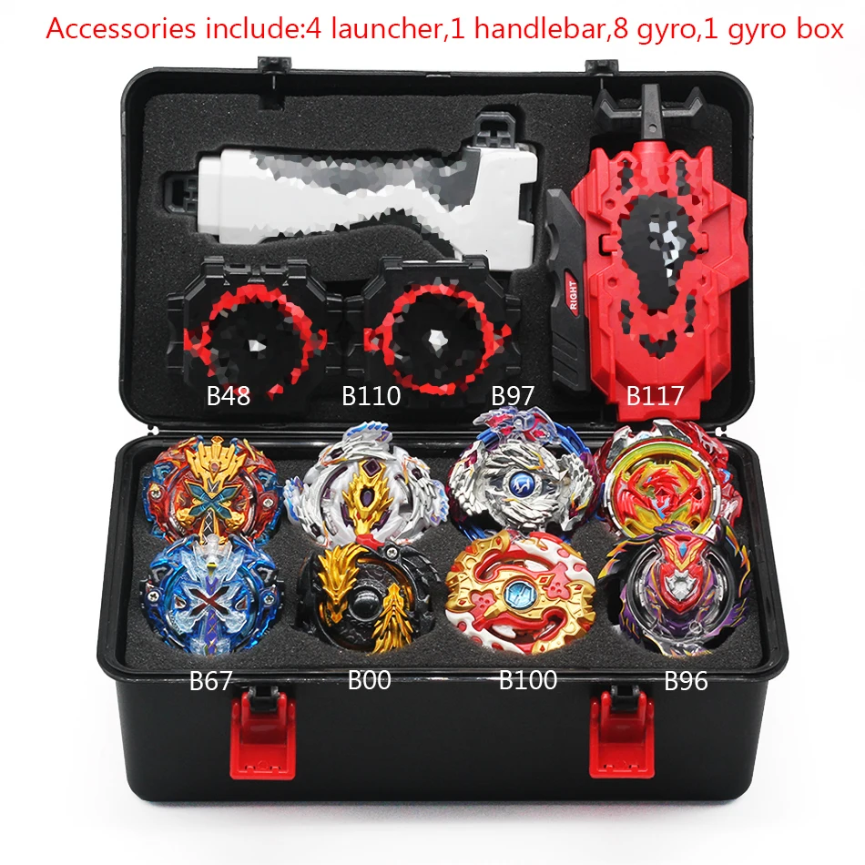 Beyblade Burst Toy B150 B149 B148 Metal Funsion Bayblade Set Storage Box With Handle Launcher Plastic Box Toys For Children gift