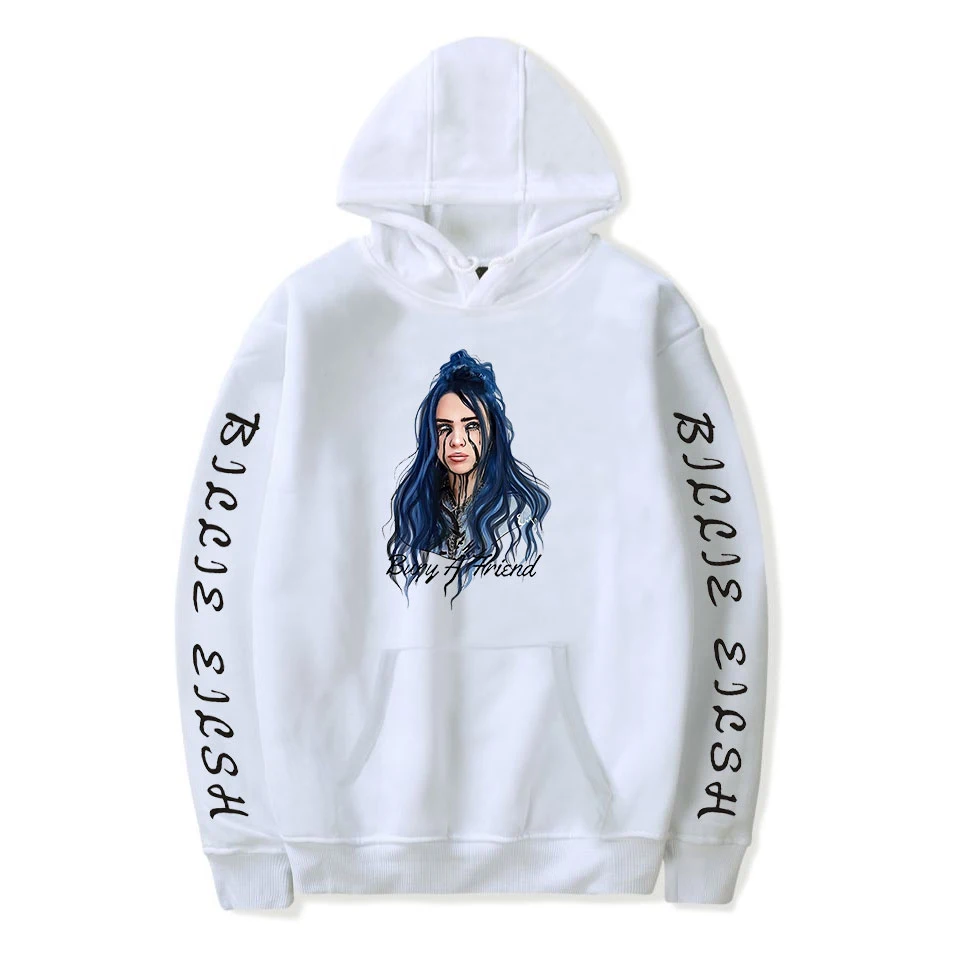 Billie Eilish худи с принтом для женщин и мужчин, свитер, пуловер на осень и зиму для мальчиков и девочек, удобная теплая куртка