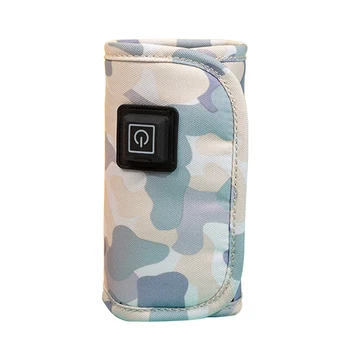 

DC 5V Baby Feeding Milk Bottle Warmer Travel Adjustable Portable Infant Protective USB Heating 3 Gears Insulation Cup Car Cover