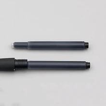 Чернильная SUPPLIES-20PCS, оригинальная авторучка Kaco, чернильные картриджи для краевых ручек Kaco, совместимая с европейскими стандартами, Черная