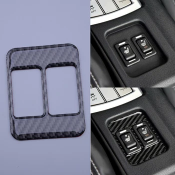 

Carbon Fiber Car Center Console Heating Button Cover Trim Moulding Fit for Subaru BRZ Toyota 86 2013 2014 2015 2016 2017