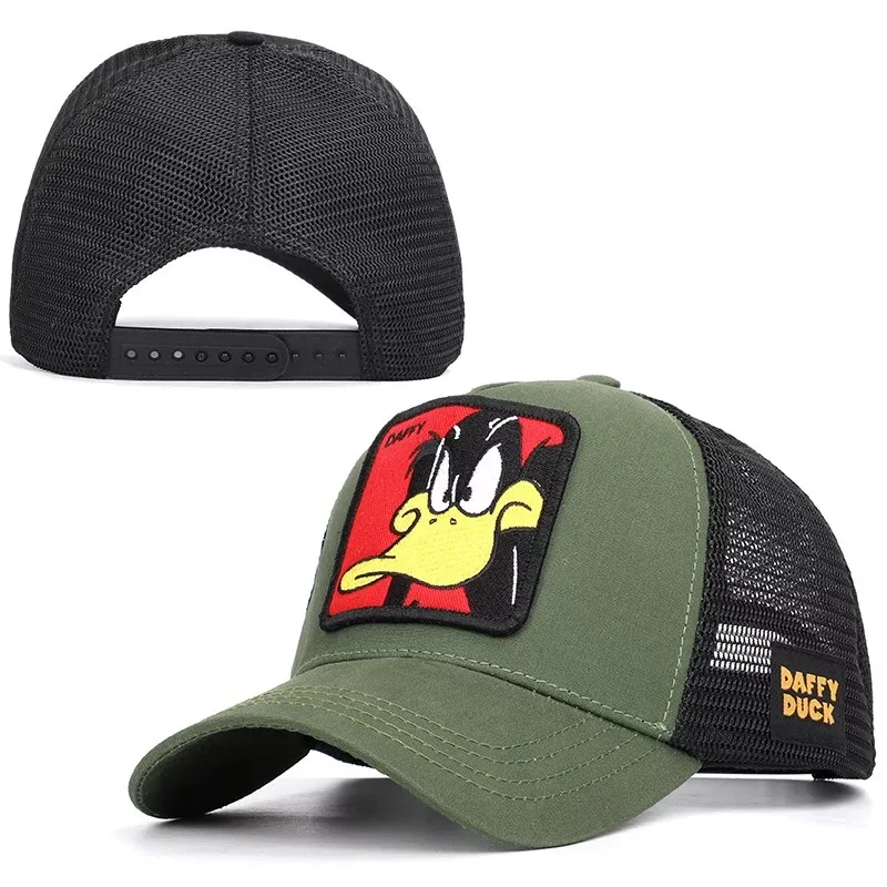 GREEN DAFFY Унисекс хлопковая шапка для животного патч кепки-бейсболки с вышивкой сетки дышащие Snapback мужские женские шапки Garras шапка "хип-хоп" - Цвет: GREEN DAFFY