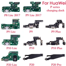 Для huawei P8 P9 P10 P 20 lite Plus P8 lite зарядное устройство зарядный порт док-станция USB Разъем данных гибкий кабель с разъемом для наушников