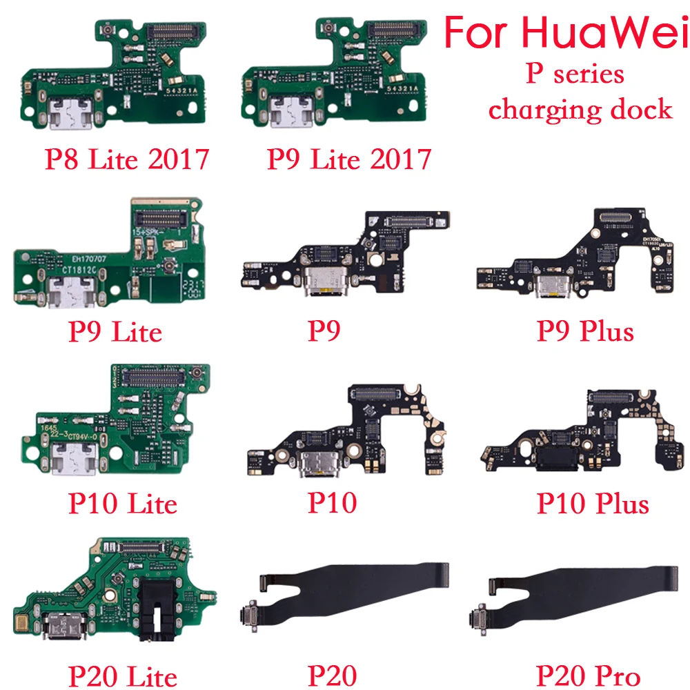 

For Huawei P8 P9 P10 P 20 lite Plus P8 lite 2017 Charger Charging port Dock USB Connector Data Flex Cable WIth Headphone Jack