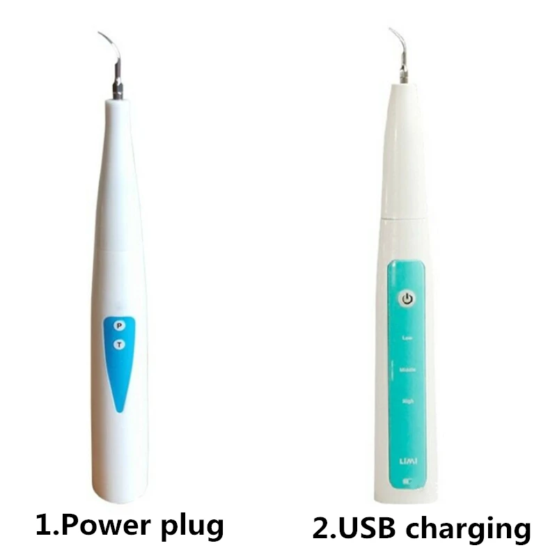 Tanie Przebarwienia na zębach Remover ultradźwiękowe wibracje wysokiej częstotliwości bezprzewodowe Dental bezwodne narzędzia do wybielania kamienia nazębnego