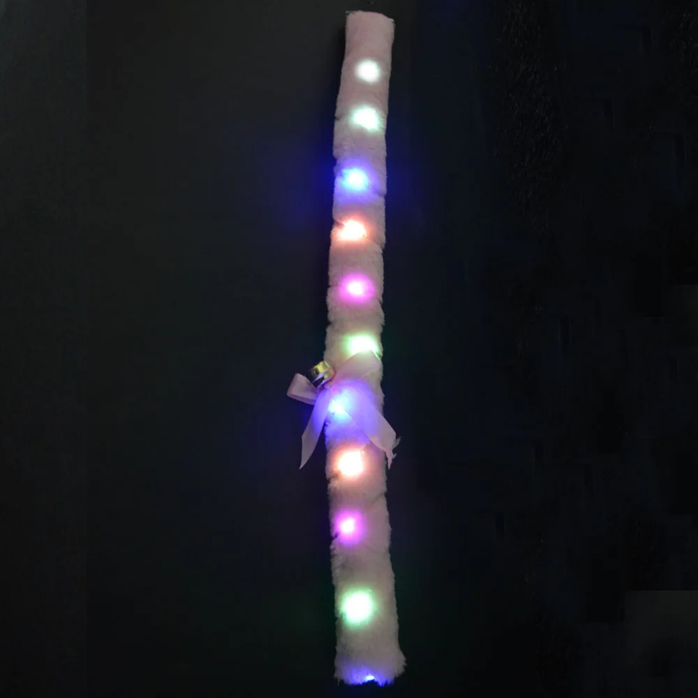 LED Glow Luminous Kids Girl Women Tutu Skirt Clothing Wedding Party Cat Animal Ear Headband Tie Tail Fox Costume Anime Cosplay