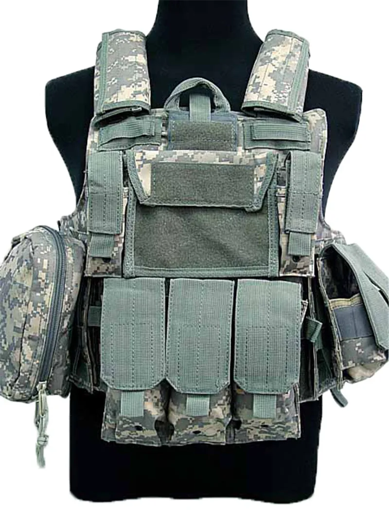 Тактический Жилет Molle, для страйкболла боевой жилет W/подсумок журналов Releasable Armor Plate Carrier Strike жилеты охотничье снаряжение для одежды