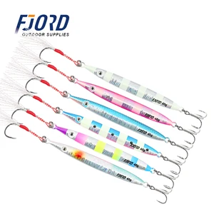 FJORD Metal Jig 30g 40g Sea Fishing Jigs Lead Bass Fast Sinking Artificial Bait Free Shipping Mid-Water Jigs Fishing Acessories