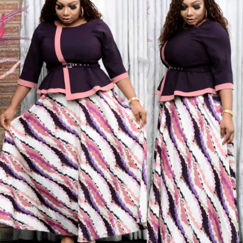

dress Dresses for Women Autumn African Women Short Sleeve Printing dress Long Dress Dashiki African Clothes Women 6XL
