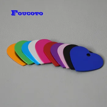 

200pcs metal aluminum dog id tags nameplate personalized cat ID tags customized puppy name phone logo pet collar harness pendant