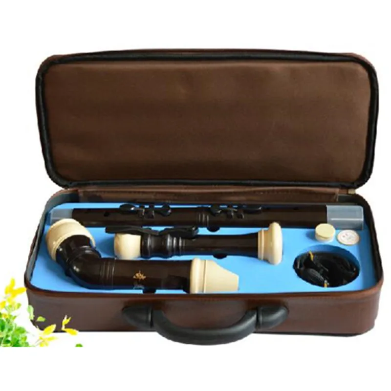 Professional 8 Holes Baroque Bass Plastic Recorder Chinese Flute F key Musical Instrument BASS English-style Clarinet Professional 8 Holes Baroque Bass Plastic Recorder Chinese Flute F key Musical Instrument BASS English-style Clarinet