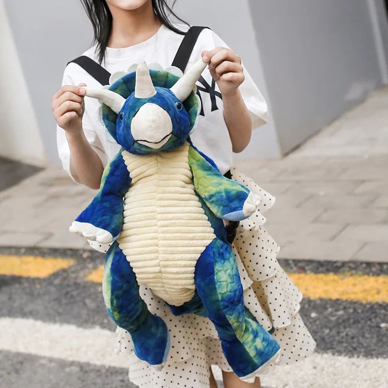 

2019 New Style mao rong bao Cartoon Dinosaur Bag Men And Women Children Backpack Little Monster Shoulder Travel Bag