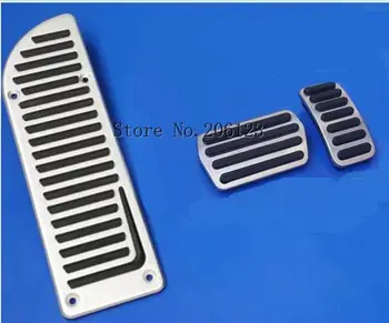 

Car Aluminum Footrest Rest Gas Pedal Pad for for Volvo S60 V60 XC60 V70 XC70 S80