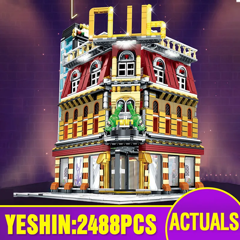 Конструктор SD6991 уличный Детский конструктор MOC поющий клуб со светодиодами
