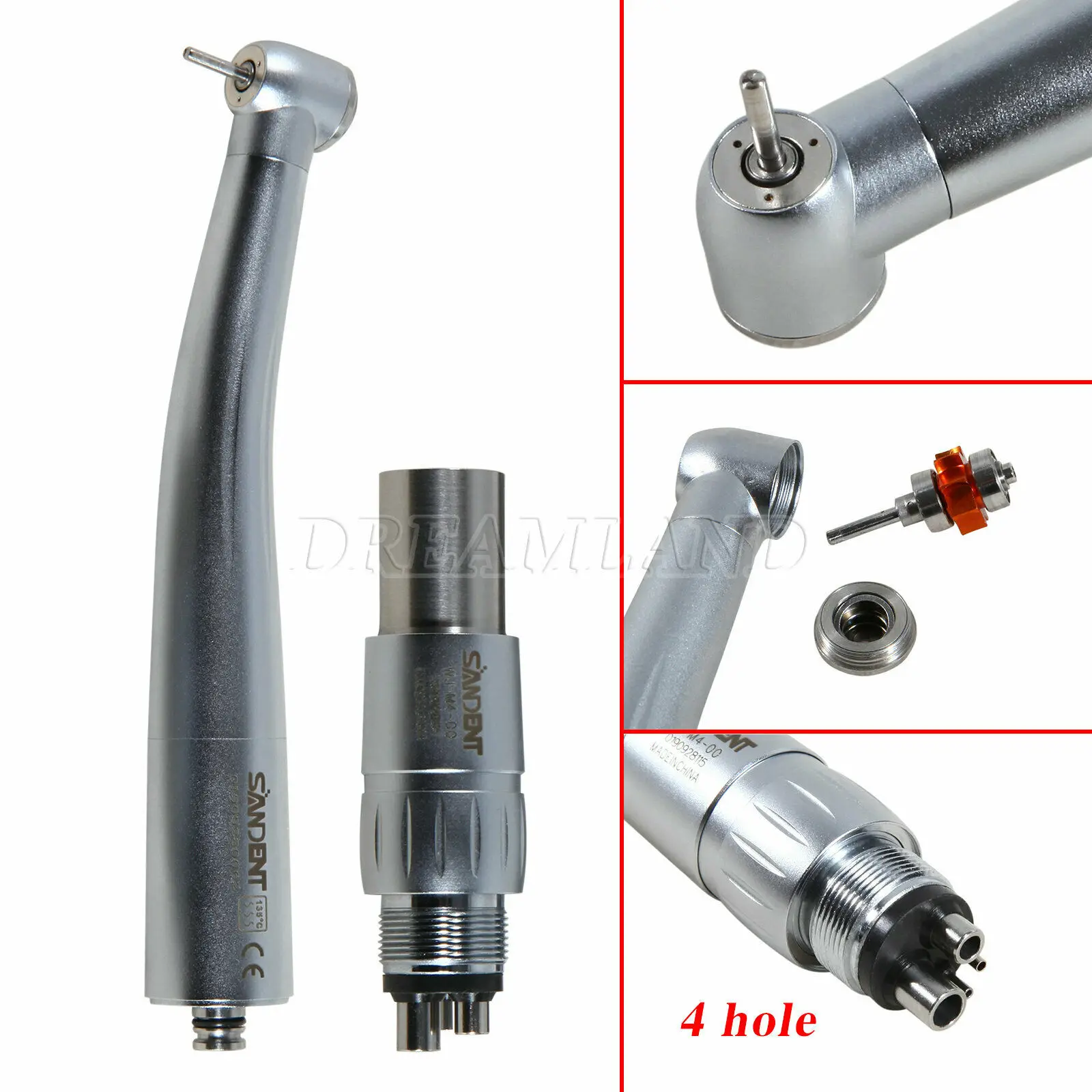 Turbina A Triplo Spruzzo Interna Per Manipolo Dentale Ad Alta Velocità Nsk Style Con Attacco Rapido Nsk A 4 Fori