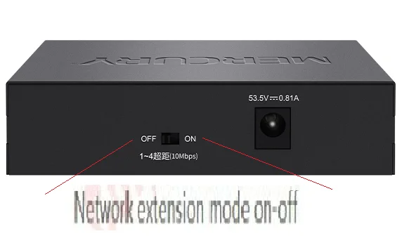 5 портов 4 poe 43 Вт 100 Мбит/с MCU PoE коммутатор IEEE802.3af PoE костюм для PoE камеры или AP сетевые переключатели, Plug& Play, 15,4 Вт каждый порт