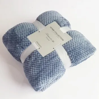 

New Born Kid Comfortable Blanket Winter Soft Keep Warm Sofa/Baby Blanket Baby Boy Girl Blanket Flannel Lamb Villus 100x120 Cm