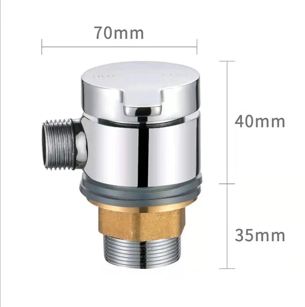 Круглый смесительный клапан для ванной комнаты RV, для яхты, Автодома, горячей и холодной воды