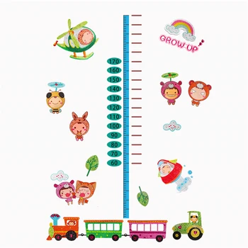 

DIY Special shaped Diamond Painting Cartoon Height Measure Wall Sticker For Kids Rooms Growth Chart Nursery Room Decor Wall Art